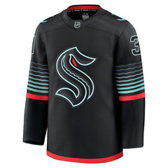 Philipp Grubauer Seattle Kraken Fanatics Alternate Premium Player Jersey