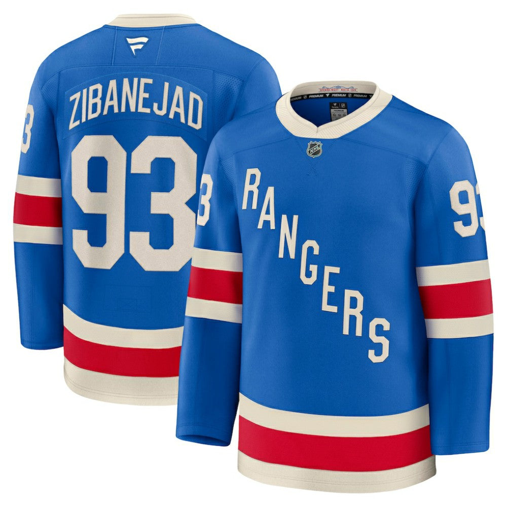 Mika Zibanejad New York Rangers Fanatics Centennial Premium Jersey