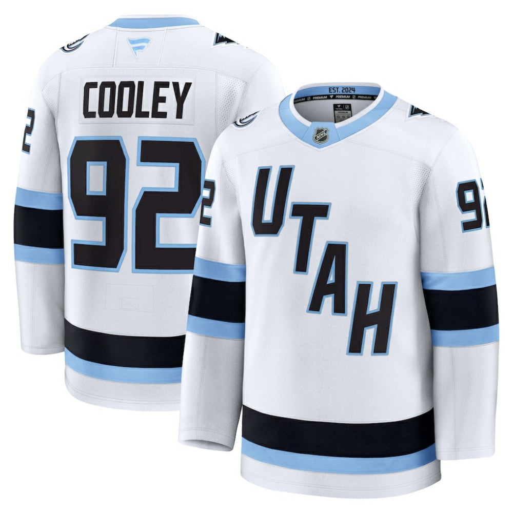 Logan Cooley Utah Mammoth Fanatics Away Premium Player Jersey
