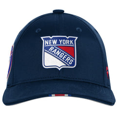 New York Rangers Fanatics Youth 2025 NHL Draft Authentic Pro On-Stage Podium Adjustable Hat