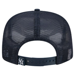 New York Yankees Retro Satin Script Golfer Adjustable Hat - Navy | New Era