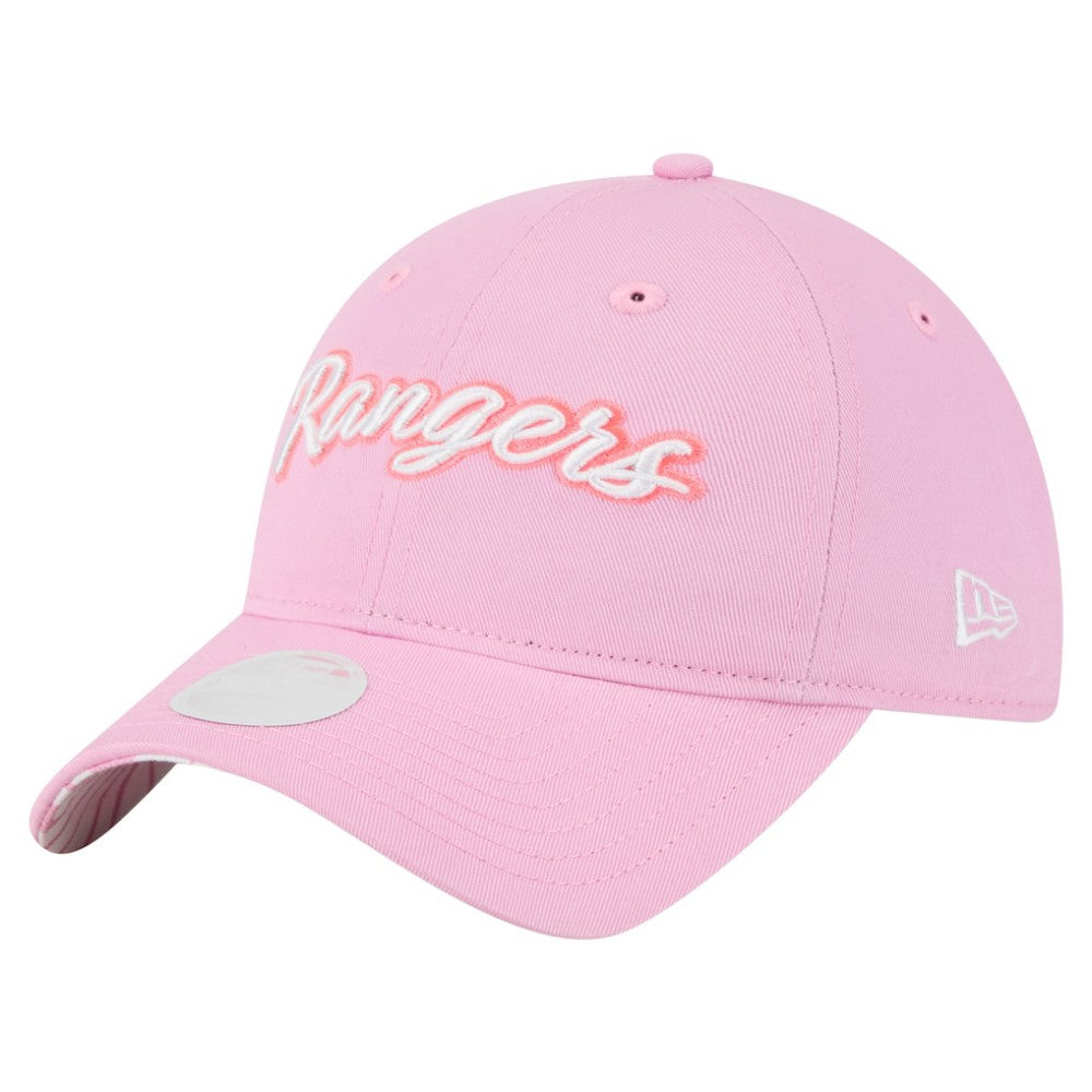 Texas Rangers Women's Mother's Day 9TWENTY Adjustable Hat - Pink | New Era