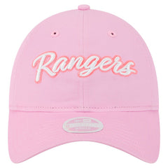 Texas Rangers Women's Mother's Day 9TWENTY Adjustable Hat - Pink | New Era