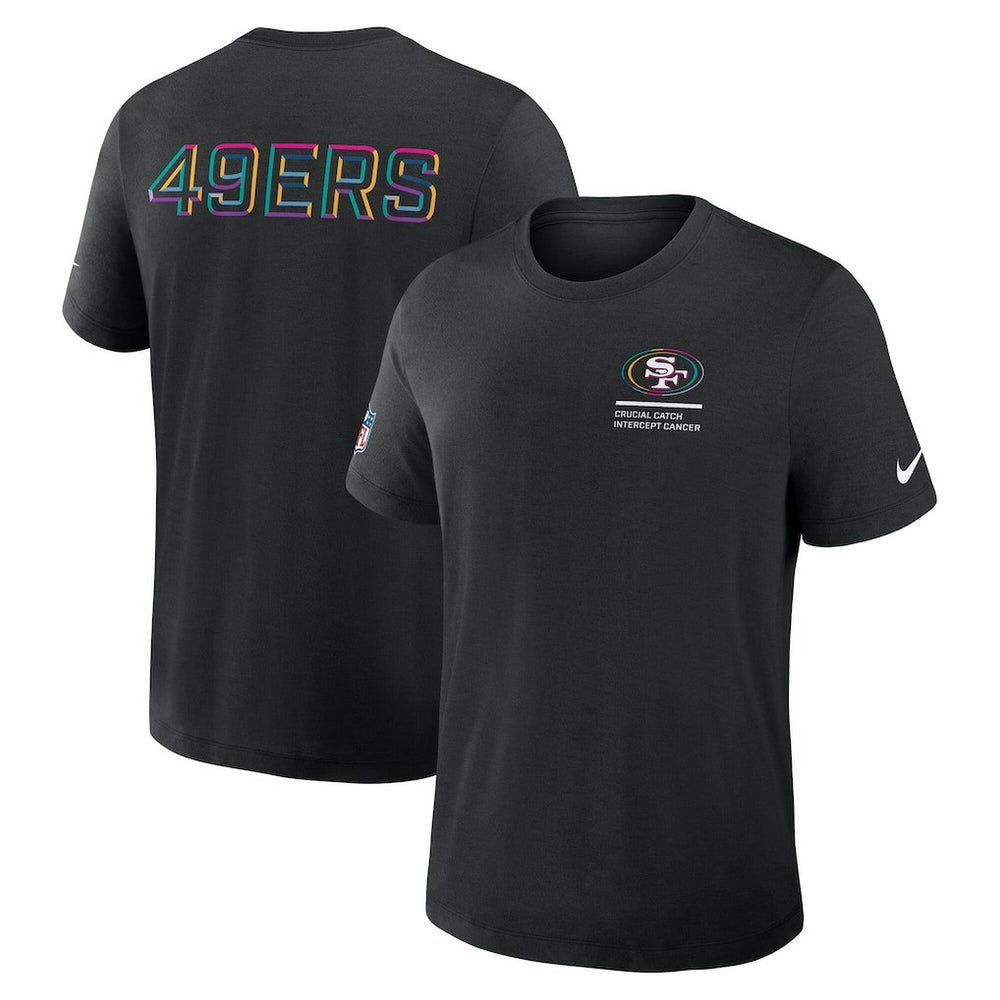 NFL San Francisco 49ers Tall 2025 NFL Crucial Catch Tri-Blend Dri-FIT T-Shirt