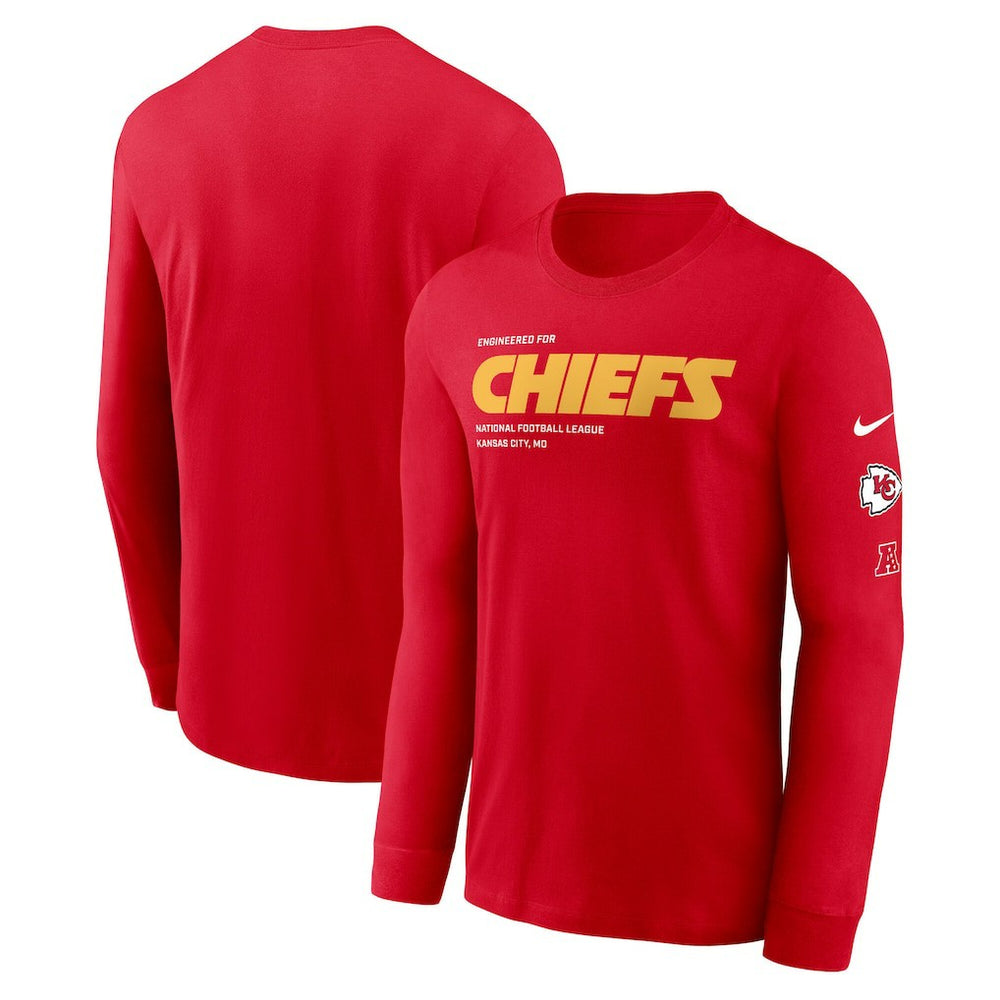NFL Kansas City Chiefs Play to Win Essential Long Sleeve T-Shirt