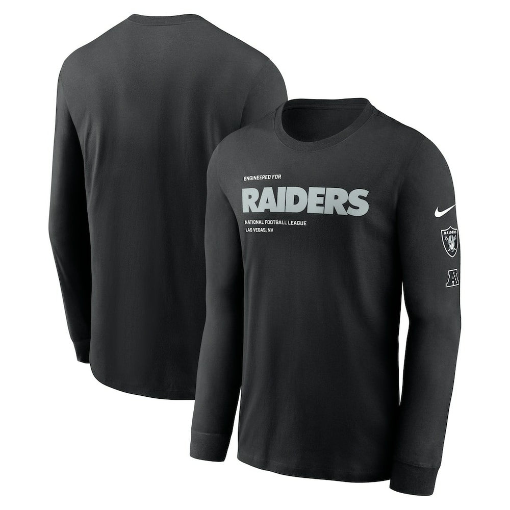 NFL Las Vegas Raiders Play to Win Essential Long Sleeve T-Shirt