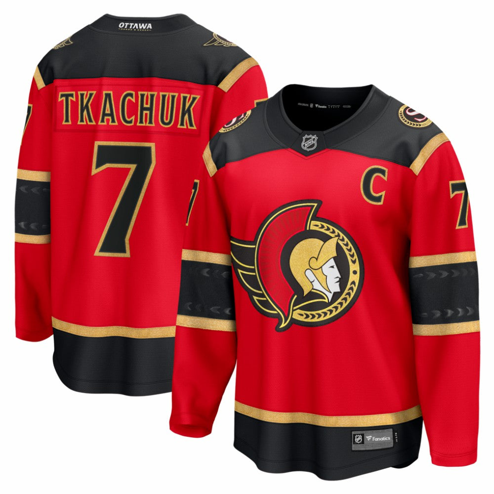 Brady Tkachuk Ottawa Senators Fanatics Alternate Breakaway Jersey