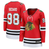 Connor Bedard Chicago Blackhawks Fanatics Women's Centennial Breakaway Player Jersey