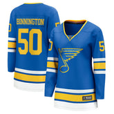 Jordan Binnington St. Louis Blues Fanatics Women's Home Breakaway Player Jersey