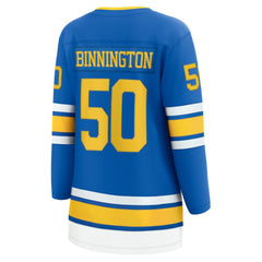 Jordan Binnington St. Louis Blues Fanatics Women's Home Breakaway Player Jersey