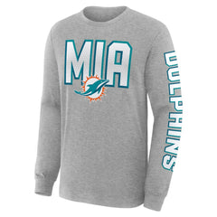 NFL Miami Dolphins Hometown Sweep Legacy Long Sleeve T-Shirt