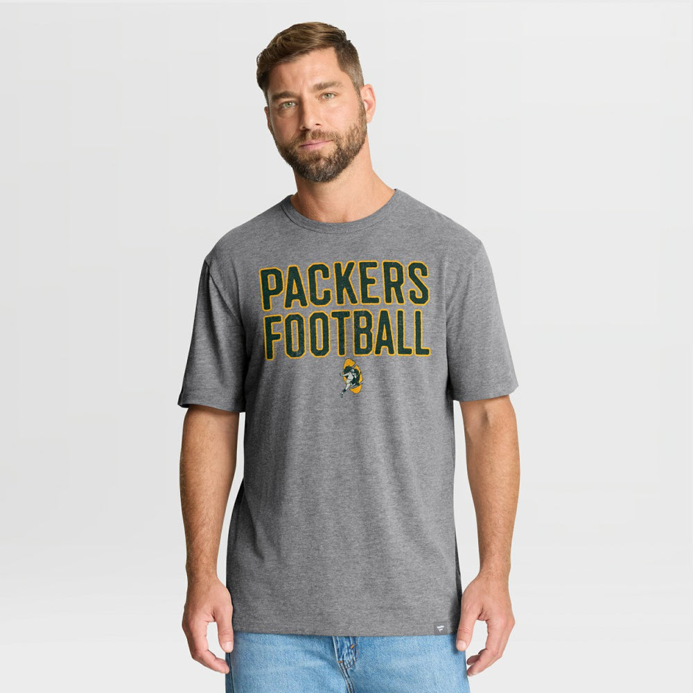 NFL Green Bay Packers First Down Tribute Tri-Blend T-Shirt