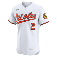 Gunnar Henderson Baltimore Orioles Home Elite Jersey - White | Nike