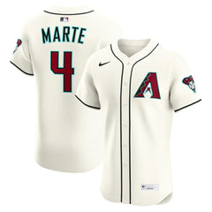 Ketel Marte Arizona Diamondbacks Home Elite Jersey - Cream | Nike