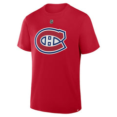 Cole Caufield Montreal Canadiens Fanatics Authentic Stack Name & Number T-Shirt