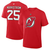 Jacob Markstrom New Jersey Devils Fanatics Authentic Stack Name & Number T-Shirt