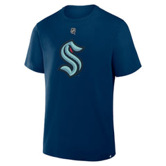 Philipp Grubauer Seattle Kraken Fanatics Authentic Stack Name & Number T-Shirt