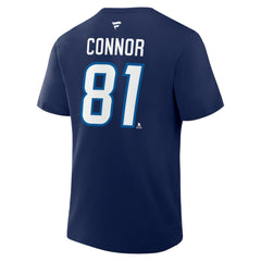 Kyle Connor Winnipeg Jets Fanatics Authentic Stack Name & Number T-Shirt