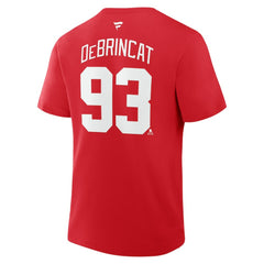 Alex DeBrincat Detroit Red Wings Fanatics Authentic Stack Name & Number T-Shirt