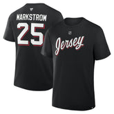 Jacob Markstrom New Jersey Devils Fanatics Authentic Stack Name & Number T-Shirt