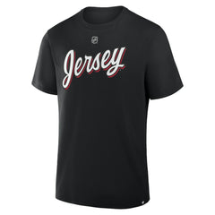 Jacob Markstrom New Jersey Devils Fanatics Authentic Stack Name & Number T-Shirt