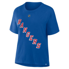 Artemi Panarin New York Rangers Fanatics Women's Authentic Stack Name & Number T-Shirt
