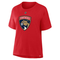 Matthew Tkachuk Florida Panthers Fanatics Women's Authentic Stack Name & Number T-Shirt