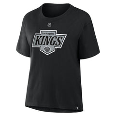 Drew Doughty Los Angeles Kings Fanatics Women's Authentic Stack Name & Number T-Shirt