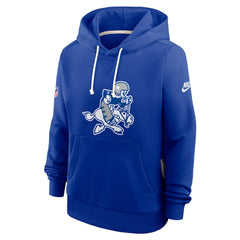 NFL Dallas Cowboys Women's Throwback Sideline Standard Issue Dri-FIT Hoodie