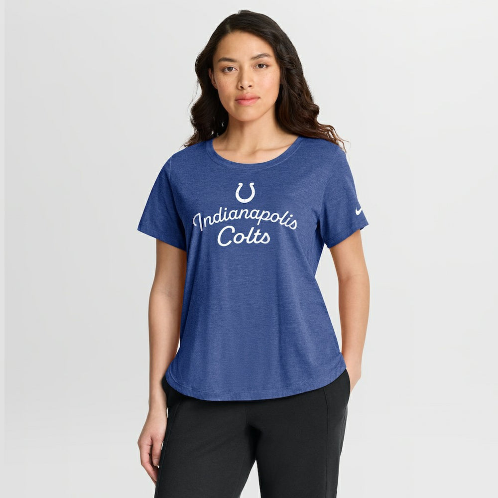 NFL Indianapolis Colts Women's Script Tri-Blend T-Shirt