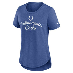 NFL Indianapolis Colts Women's Script Tri-Blend T-Shirt
