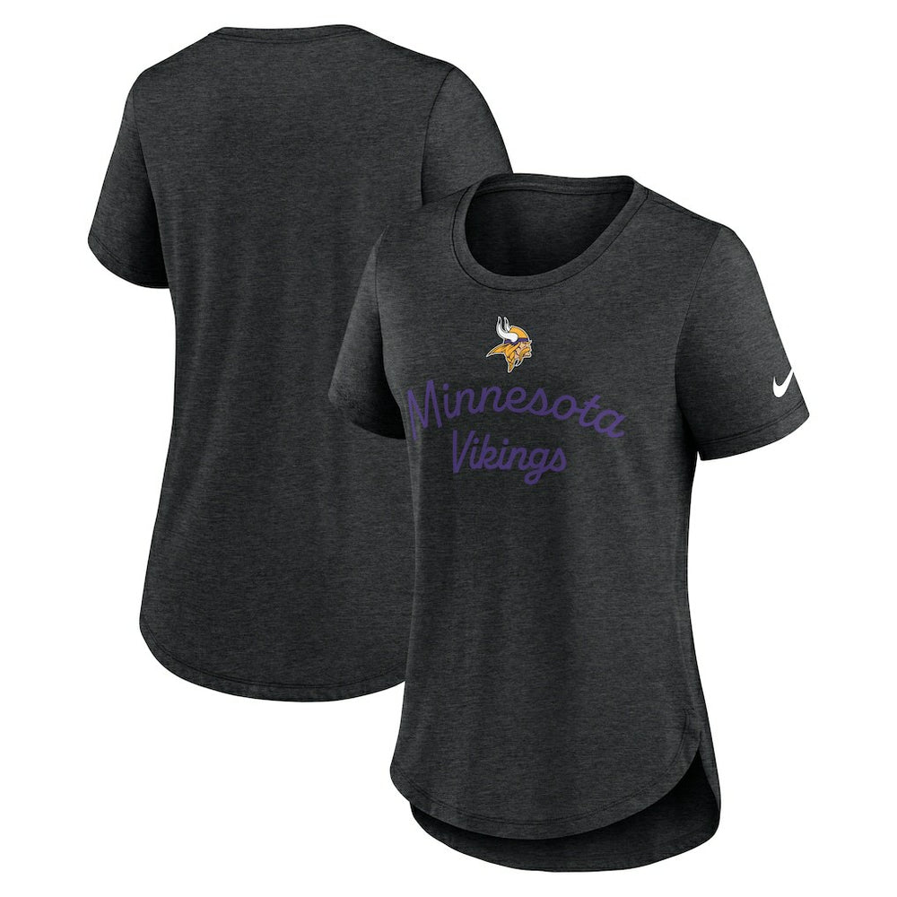 NFL Minnesota Vikings Women's Script Tri-Blend T-Shirt