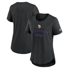 NFL Minnesota Vikings Women's Script Tri-Blend T-Shirt
