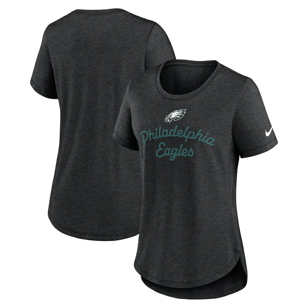 NFL Philadelphia Eagles Women's Script Tri-Blend T-Shirt