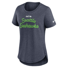 NFL Seattle Seahawks Women's Script Tri-Blend T-Shirt