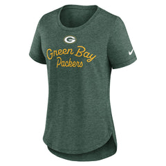 NFL Green Bay Packers Women's Script Tri-Blend T-Shirt