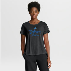 NFL Detroit Lions Women's Script Tri-Blend T-Shirt
