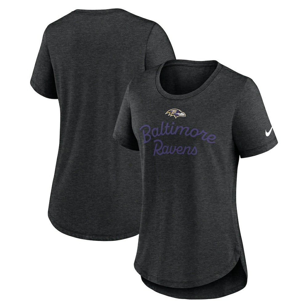 NFL Baltimore Ravens Women's Script Tri-Blend T-Shirt