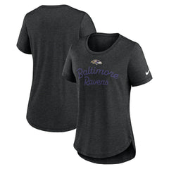 NFL Baltimore Ravens Women's Script Tri-Blend T-Shirt