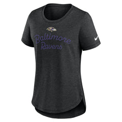 NFL Baltimore Ravens Women's Script Tri-Blend T-Shirt