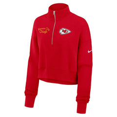 NFL Kansas City Chiefs Women's Primetime Phoenix Half-Zip Sweatshirt