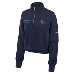 NFL Tennessee Titans Women's Primetime Phoenix Half-Zip Sweatshirt