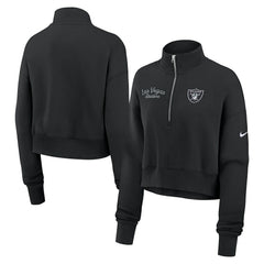 NFL Las Vegas Raiders Women's Primetime Phoenix Half-Zip Sweatshirt