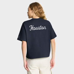 NFL Houston Texans Women's Rewind Pocket Boxy T-Shirt
