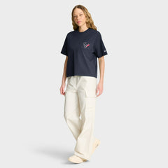 NFL Houston Texans Women's Rewind Pocket Boxy T-Shirt