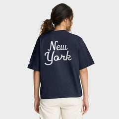 NFL New York Giants Women's Rewind Pocket Boxy T-Shirt