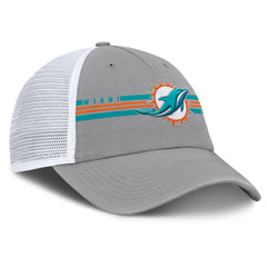 NFL Miami Dolphins Singleback Trucker Adjustable Hat