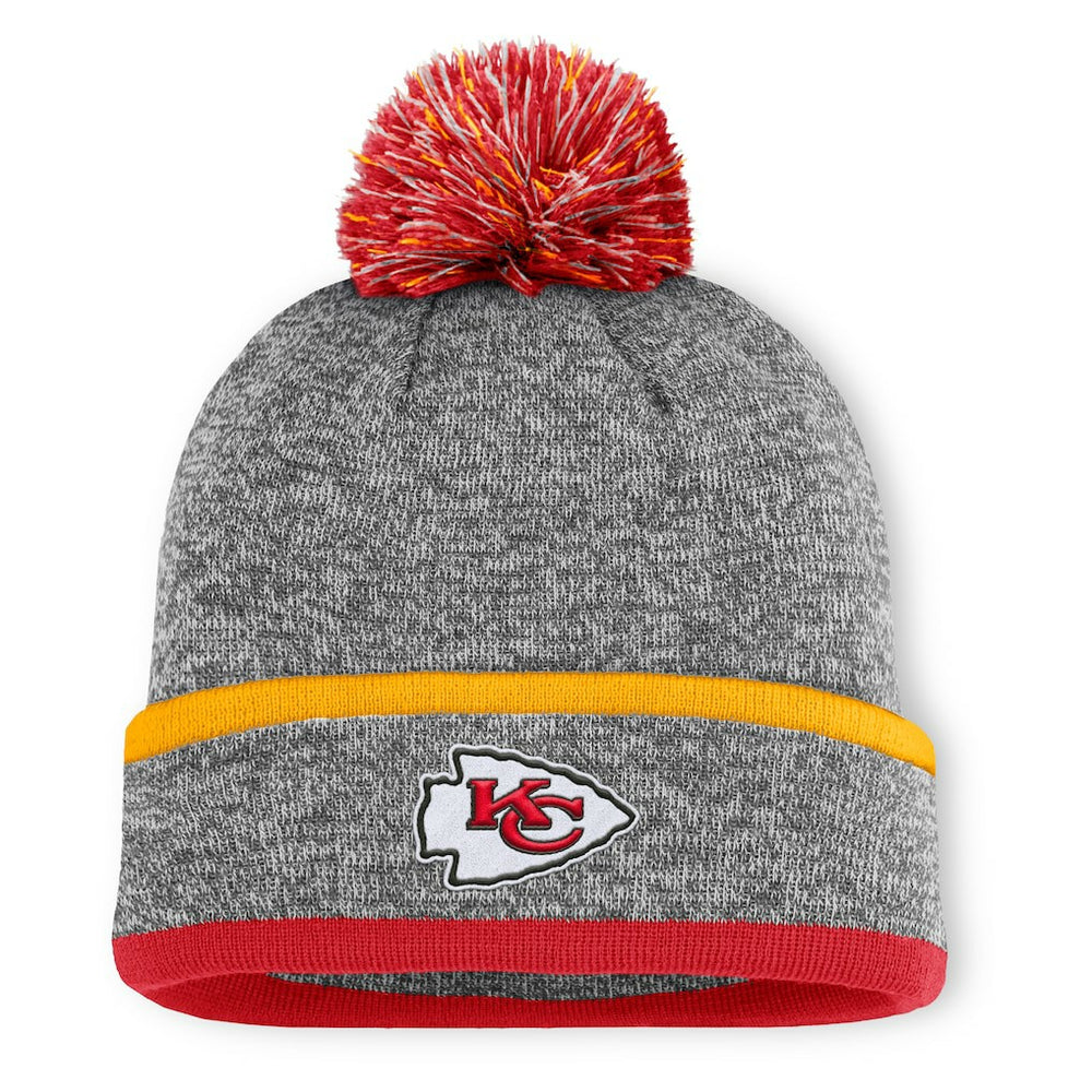 NFL Kansas City Chiefs Motion Cuffed Knit Hat with Pom