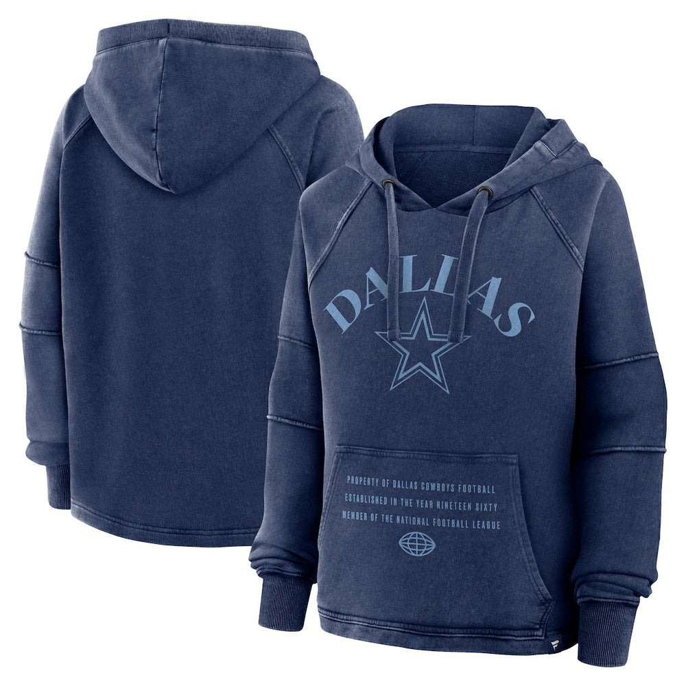 NFL Dallas Cowboys Women's Oversized Raglan Gridiron Hoodie