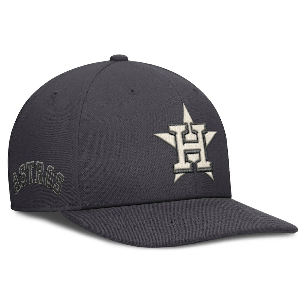 Houston Astros Statement Pro Snapback Hat - Anthracite | Nike